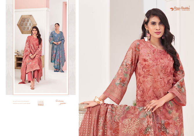 Mannat Vol 9 By Shree Shalika Digital Printed Lawn Cotton Dress Material Wholesale Online
